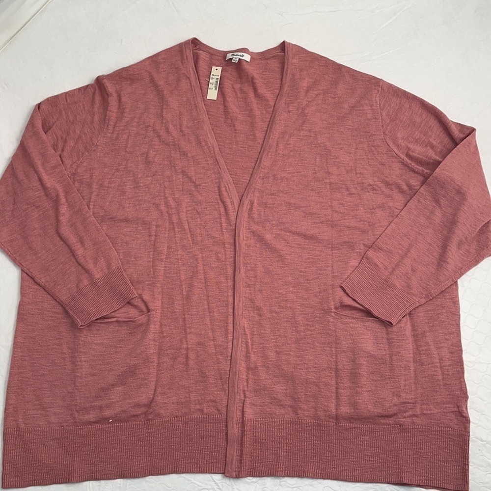 Madewell rose soft lightweight open cardigan 3x - Picture 5 of 10